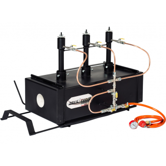 with 3 DFP DFPROF3+1D//2/“ Burners and 1 Door Gas Propane Forge Knifemaker Farrier Blacksmith Double Insulation Burners with Gas Ball Valve 80,000 BTU Use 1 or 2 Burners