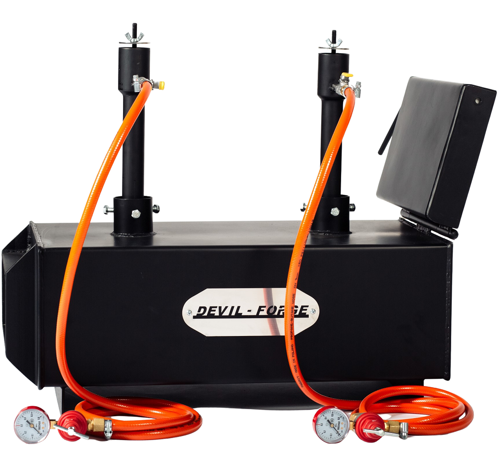 with 3 DFP DFPROF3+1D//2/“ Burners and 1 Door Gas Propane Forge Knifemaker Farrier Blacksmith Double Insulation Burners with Gas Ball Valve 80,000 BTU Use 1 or 2 Burners